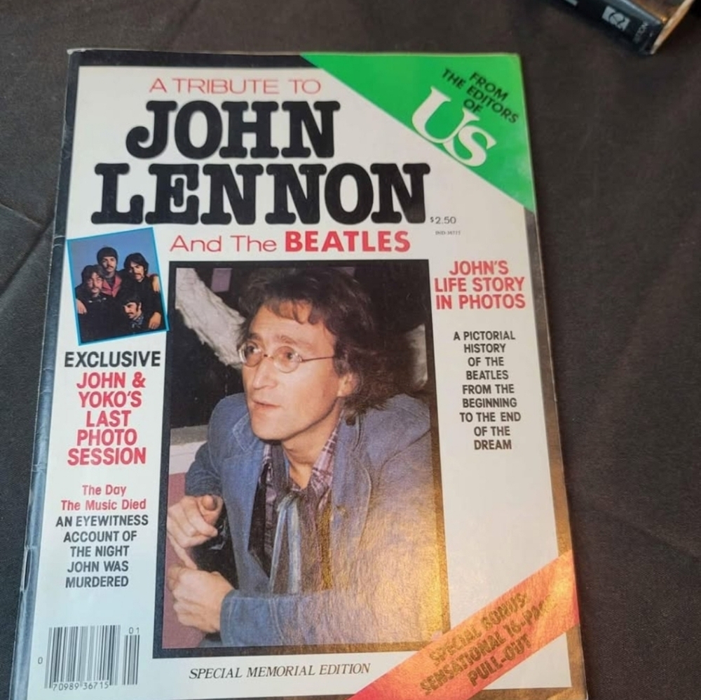Tribute to John Lennon & the Beatles From the Editors of US, 1981 magazine